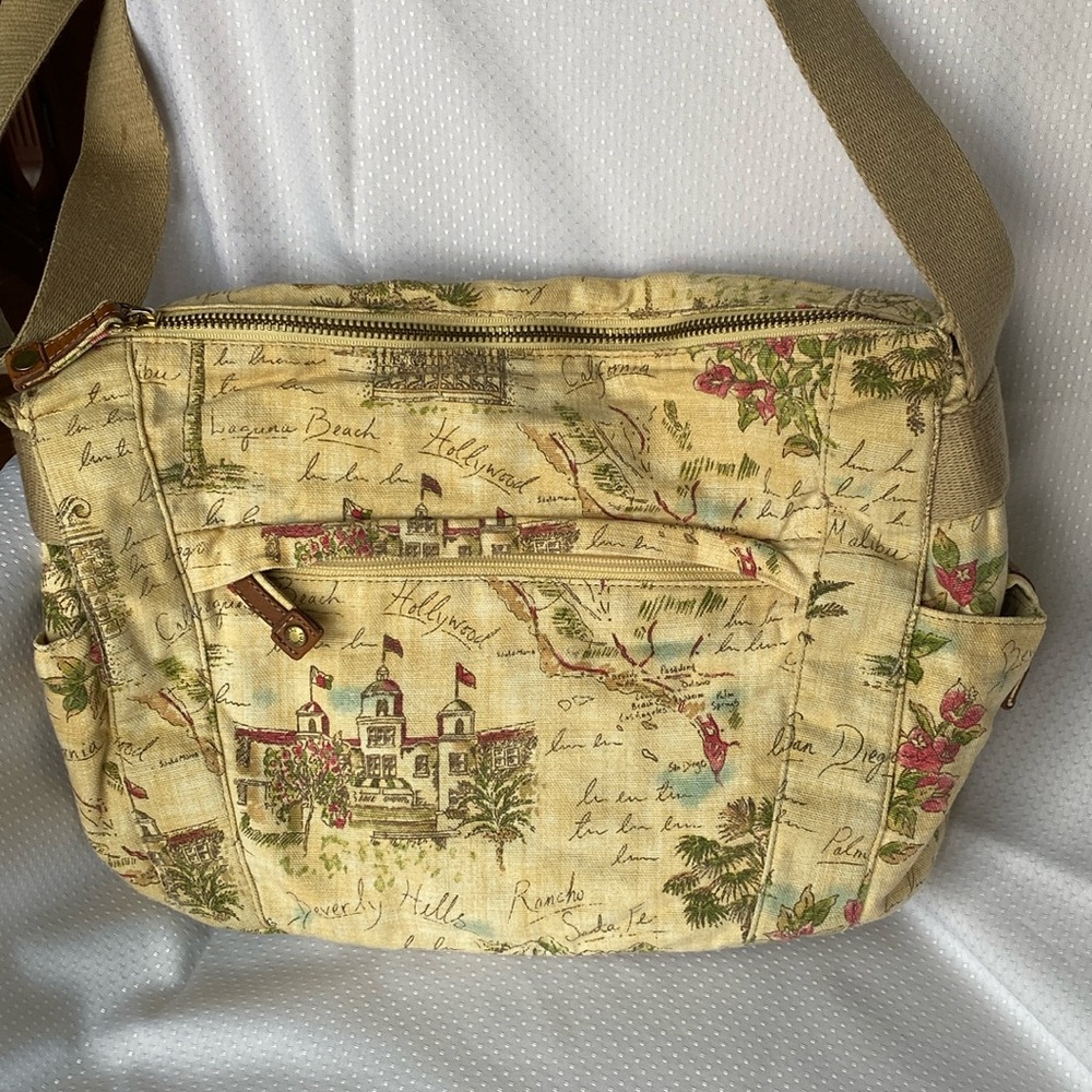 Fossil California canvas crossbody bag